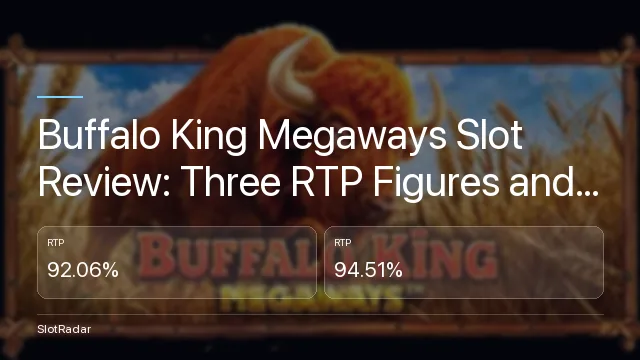 Buffalo King Megaways Slot Review: Three RTP Figures and Multiplier Wilds
