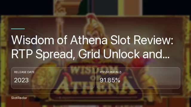 Wisdom of Athena Slot Review: RTP Spread, Grid Unlock and the Multipliers - key figures